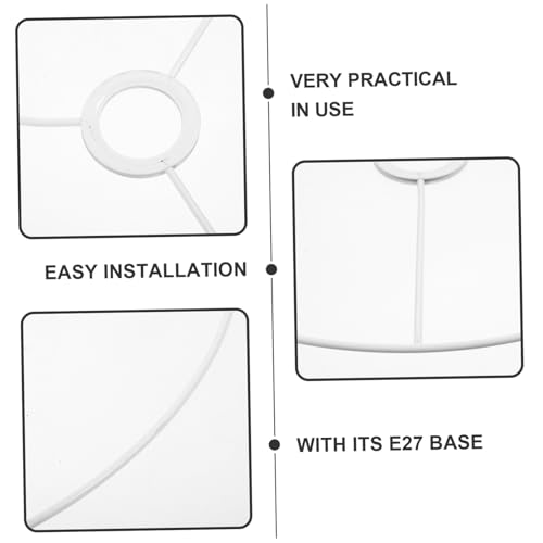 TEHAUX Runder Lampenschirmrahmen aus Metall Rostbeständiger DIY Lampenschirm halter Vintage Stil für Tischleuchte Stehleuchte und Deckenlampe Stabile Konstruktion TEHAUX Runder Lampenschirmrahmen aus Metall Rostbeständiger DIY Lampenschirm halter Vintage Stil für Tischleuchte Stehleuchte und Deckenlampe Stabile Konstruktion von TEHAUX