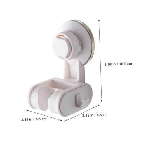 TEHAUX Saugfuß Duschkopfhalterung ohne Bohren Halterung für Handbrause Abnehmbar Stabile Befestigung Glatten Oberflächen Wie Fliesen und Langlebiges Material Installieren von TEHAUX