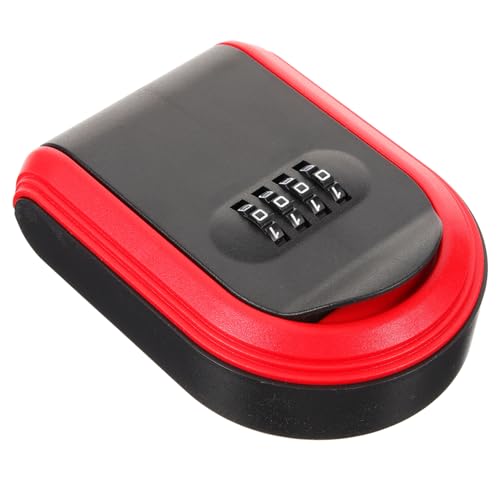TEHAUX Schlüsselkasten mit Zahlenschloss Wetterfeste Wandmontage Key Lock Box aus Robustem Abs Kunststoff Sichere Aufbewahrung für Haus und Ersatzschlüssel für Innen und Außenbereiche von TEHAUX