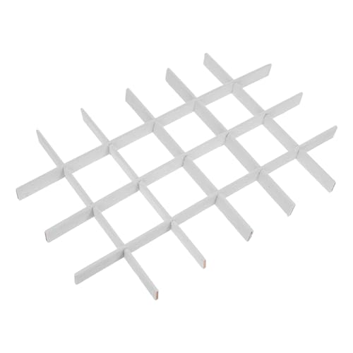 TEHAUX Schmuckschatullen Einsätze Fächer Trennwände Für Schmuck Display Tabletts Schutz Und Zur Organisation Von Ringen Ohrringen Und Kleinen Accessoires Grau von TEHAUX