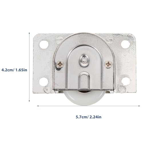 TEHAUX Schrank schiebetürrolle aus Dickem Zinklegierungs material mit Geräuschlosem Gleitlager Stabiler Laufrad mechanismus Verstellbar für Kleiderschrank schiebetüren Langlebige TEHAUX Schrank schiebetürrolle aus Dickem Zinklegierungs material mit Geräuschlosem Gleitlager Stabiler Laufrad mechanismus Verstellbar für Kleiderschrank schiebetüren Langlebige von TEHAUX