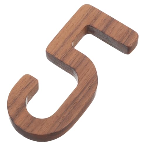 TEHAUX Schwarze Walnuss Holz Hausnummer Robuste Zahlen Türschild Wetterfest Modern Für Außenbereich Einfache Montage Sichtbar Klar TEHAUX Schwarze Walnuss Holz Hausnummer Robuste Zahlen Türschild Wetterfest Modern Für Außenbereich Einfache Montage Sichtbar Klar von TEHAUX