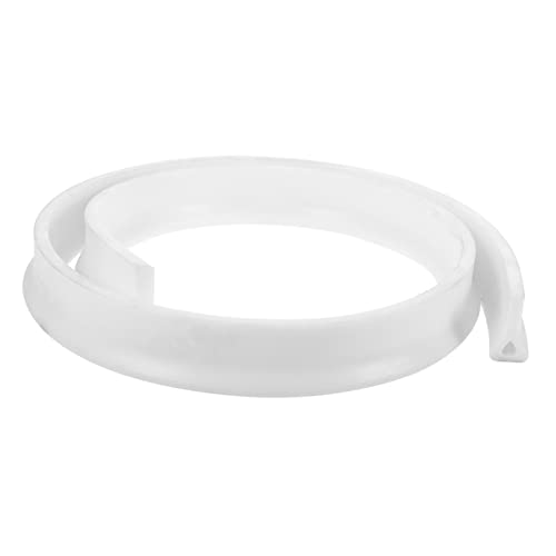 TEHAUX Selbstklebende Duschwassersperre Silikon Dichtungsband Weiß Wasserdichte Leiste für Badezimmer Bodenablauf Trocken trennung Dusche Spritzschutz Badewanne Flexible Abdichtung TEHAUX Selbstklebende Duschwassersperre Silikon Dichtungsband Weiß Wasserdichte Leiste für Badezimmer Bodenablauf Trocken trennung Dusche Spritzschutz Badewanne Flexible Abdichtung von TEHAUX