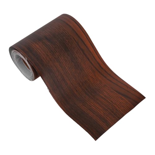 TEHAUX Selbstklebendes Holzmaserungsband Breit Wasserfest Zuschneidbar für Möbelreparatur Möbelfolie Küchen und Badrenovierung Langlebiges Dekorationsklebeband von TEHAUX