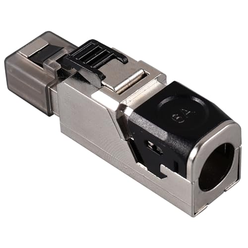 TEHAUX Shielded Cat Netzwerkstecker Werkzeugloser Pass Through Connector für Gigabit Ethernet Hochgeschwindigkeit Verbinder für Pc Router Drucker Kompatibel Installieren und TEHAUX Shielded Cat Netzwerkstecker Werkzeugloser Pass Through Connector für Gigabit Ethernet Hochgeschwindigkeit Verbinder für Pc Router Drucker Kompatibel Installieren und von TEHAUX