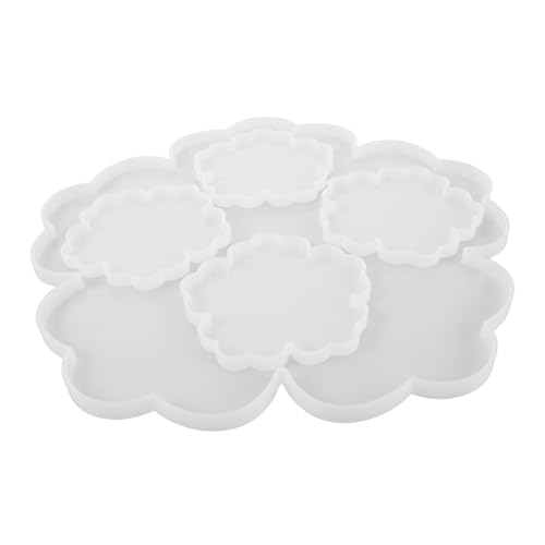 TEHAUX Silikon Blütenformen Moulds für Resin Gießen Hitzebeständig Wiederverwendbar DIY Moulds für Blumenuntersetzer und Tabletts Kreative Dekoration und Geschenkideen TEHAUX Silikon Blütenformen Moulds für Resin Gießen Hitzebeständig Wiederverwendbar DIY Moulds für Blumenuntersetzer und Tabletts Kreative Dekoration und Geschenkideen von TEHAUX