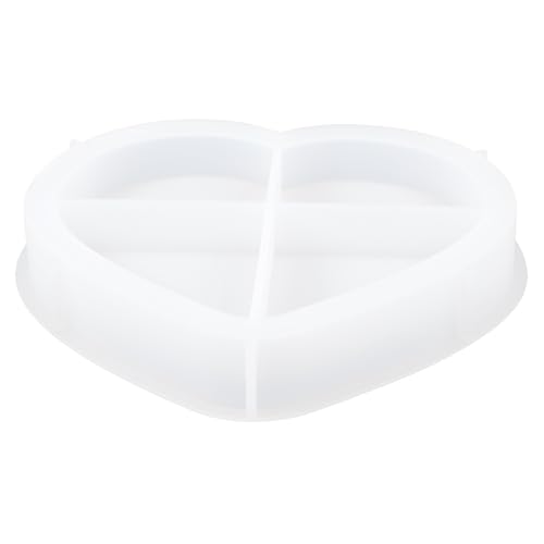 TEHAUX Silikonform Herzförmiges DIY Tablett Gießform Flexibel Reusable Bastel Silikon Tray Mold für Schmuck Aufbewahrung und Kreative Handarbeit TEHAUX Silikonform Herzförmiges DIY Tablett Gießform Flexibel Reusable Bastel Silikon Tray Mold für Schmuck Aufbewahrung und Kreative Handarbeit von TEHAUX