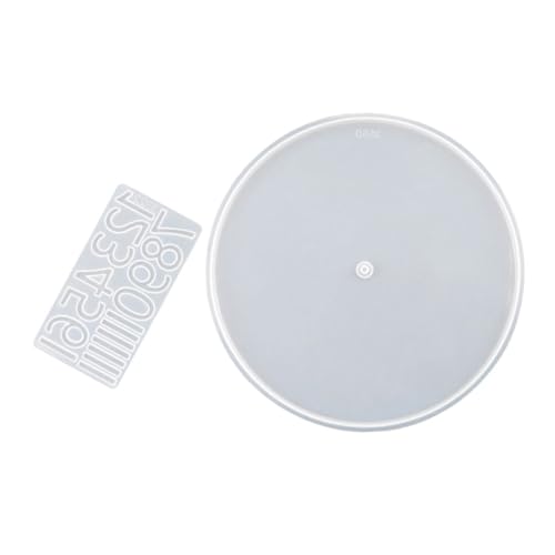 TEHAUX Silikonform für Runde Uhren mit Arabischen Ziffern Langlebiges Antihaftbeschichtetes Epoxidharz-gießform Diy-kunsthandwerk und Präzise Uhrendesigns Leicht Entfernbar für TEHAUX Silikonform für Runde Uhren mit Arabischen Ziffern Langlebiges Antihaftbeschichtetes Epoxidharz-gießform Diy-kunsthandwerk und Präzise Uhrendesigns Leicht Entfernbar für von TEHAUX