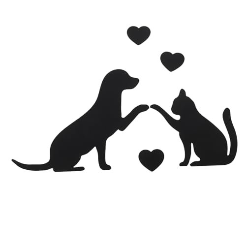 TEHAUX Spiegel Wandsticker Katzen Hunde Selbstklebend Deko Wandaufkleber Wiederverwendbar für Haustiergeschäft Badezimmer Wohnzimmer TEHAUX Spiegel Wandsticker Katzen Hunde Selbstklebend Deko Wandaufkleber Wiederverwendbar für Haustiergeschäft Badezimmer Wohnzimmer von TEHAUX