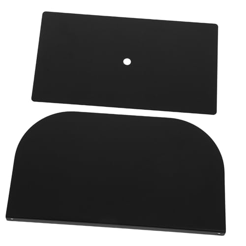 TEHAUX Stabile Monitorhalterung Verstärkungsplatte aus Stahl Metall befestigungsplatte für Desktop Einfache Installation Vielseitige Halterungsplatte für Große Bildschirme Belastbare von TEHAUX