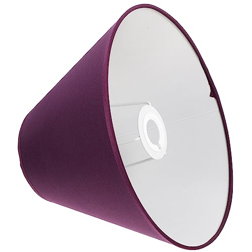 TEHAUX Stoff Lampenschirm Lila Einfache Abdeckung für Tischlampe Stehlampe und Nachttischlampe Handgefertigt für Zuhause und Hotel Warmes Lichtdesign TEHAUX Stoff Lampenschirm Lila Einfache Abdeckung für Tischlampe Stehlampe und Nachttischlampe Handgefertigt für Zuhause und Hotel Warmes Lichtdesign von TEHAUX