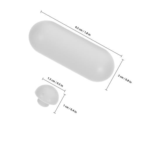 TEHAUX Teiliges Wc Sitz Dämpfer Selbstklebende Toilettensitz Stoßdämpfer und Abstandhalter in Geräuschdämpfend Rutschfest Passend für Badezimmer Schützt und Stabilisiert Toilettensitz von TEHAUX