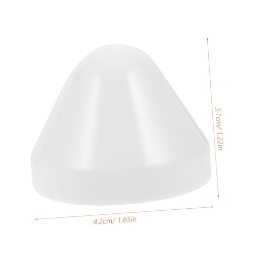 TEHAUX Toiletten Schrauben Abdeckkappen Weiß Toilettenbolzen Schutz Leicht Praktisch Für Bad Wc Befestigung Einfach Zu Montieren von TEHAUX