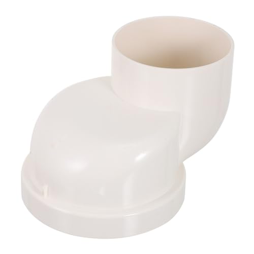 TEHAUX Toilettenabflussverlagerer Verschiebbar PVC mit Dichtungsring Hitzebeständig Säure Alkalibeständig Auslaufsicher Einfache Montage für Wc und Sitz von TEHAUX