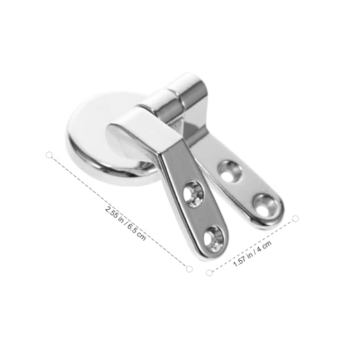 TEHAUX Toilettensitz Scharniere aus Zinklegierung mit Schrauben Schnellverschluss Wc Sitz Befestigung Einfache Montage Passend für Toilettendeckel Ersatzteile TEHAUX Toilettensitz Scharniere aus Zinklegierung mit Schrauben Schnellverschluss Wc Sitz Befestigung Einfache Montage Passend für Toilettendeckel Ersatzteile von TEHAUX