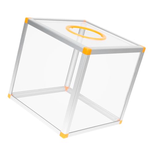 TEHAUX Transparente Abstimmungsbox mit Schlitz Multifunktionale Spendendose aus Aluminiumlegierung und PVC Große Kapazität Robustes Design für Partyspiele Vorschläge und Spenden TEHAUX Transparente Abstimmungsbox mit Schlitz Multifunktionale Spendendose aus Aluminiumlegierung und PVC Große Kapazität Robustes Design für Partyspiele Vorschläge und Spenden von TEHAUX