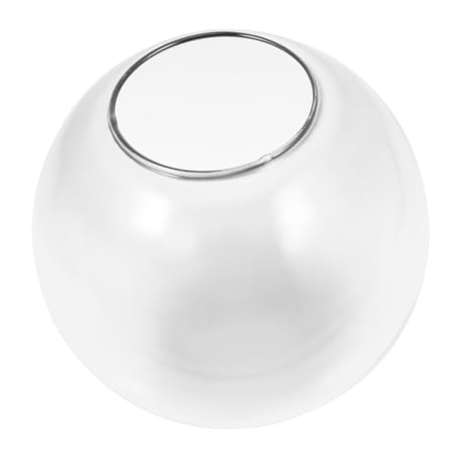 TEHAUX Transparenter Glasschirm mit Mittelöffnung Vielseitiger Lampenschirm Ersatz für Steh Tischlampen Einfacher Moderner Lampenschirm für Wohnraumdekoration TEHAUX Transparenter Glasschirm mit Mittelöffnung Vielseitiger Lampenschirm Ersatz für Steh Tischlampen Einfacher Moderner Lampenschirm für Wohnraumdekoration von TEHAUX