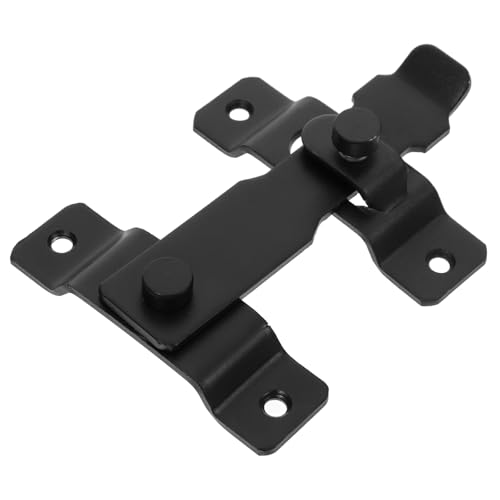 TEHAUX Türriegel Edelstahl Material Oberfläche Montierter Türschlossbolzen Robuste für Scheunentore Schiebetüren besonders Großer Schwarzer Türbolzen für Metalltüren TEHAUX Türriegel Edelstahl Material Oberfläche Montierter Türschlossbolzen Robuste für Scheunentore Schiebetüren besonders Großer Schwarzer Türbolzen für Metalltüren von TEHAUX