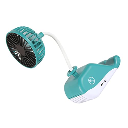 TEHAUX USB Tischventilator mit Handyhalterung Mobiler Schreibtischventilator für Smartphones Tragbar Leise mit Abnehmbarem Netzabdeckung für Zuhause und Büro von TEHAUX