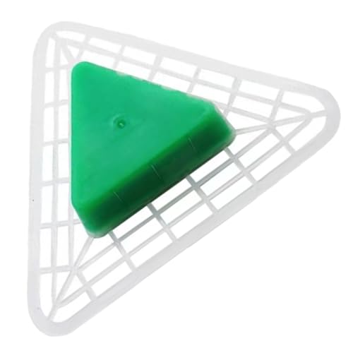 TEHAUX Urinal Sieb Dreieck Duftblock Deodorizer Langlebig Geruchsneutralisierend Passend für Öffentliche Wc Büro Gastronomie Badezimmer von TEHAUX