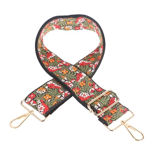 TEHAUX Verstellbarer Breiter Schultergurt im Ethno Stil mit Schnallen Stabiler Ersatz Tragegurt für Damenhandtaschen Umhängegurt Leicht und Dekorativ für Alltag und Reisen TEHAUX Verstellbarer Breiter Schultergurt im Ethno Stil mit Schnallen Stabiler Ersatz Tragegurt für Damenhandtaschen Umhängegurt Leicht und Dekorativ für Alltag und Reisen von TEHAUX