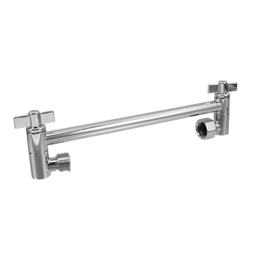 TEHAUX Verstellbarer Duscharmverlängerung aus Kupfer mit Elektroplattierung Flexible Duschkopfhalterung für Handbrause und Regendusche Kompatibel Stabile Wandmontage TEHAUX Verstellbarer Duscharmverlängerung aus Kupfer mit Elektroplattierung Flexible Duschkopfhalterung für Handbrause und Regendusche Kompatibel Stabile Wandmontage von TEHAUX