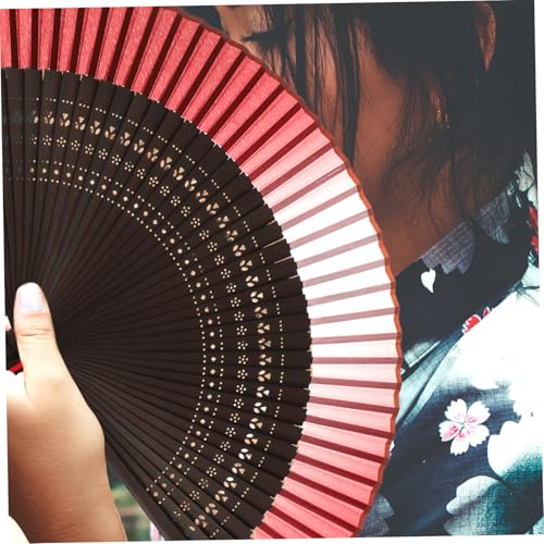 TEHAUX Vintage Faltbarer Handfächer mit Quaste Chinesischer Handfächer aus Bambus Leichter Faltbarer Handventilator für Tanz Fotografie Hochzeit Party und Sommerreisen TEHAUX Vintage Faltbarer Handfächer mit Quaste Chinesischer Handfächer aus Bambus Leichter Faltbarer Handventilator für Tanz Fotografie Hochzeit Party und Sommerreisen von TEHAUX