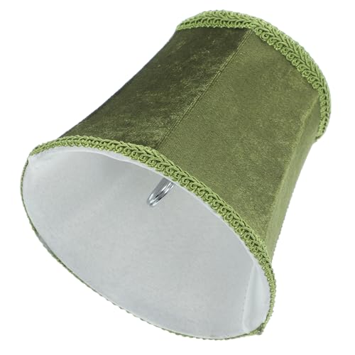 TEHAUX Vintage Lampenschirm Fassung Kleiner Kompakter Lampenschirm für Tisch und Wandleuchte Stofflampenschirm mit Zartem Licht Dekorativer Retro Lampenüberzug für von TEHAUX