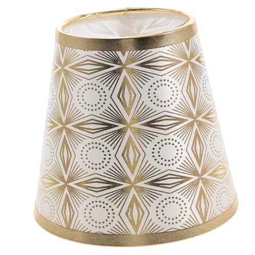 TEHAUX Vintage Lampenschirm Goldener Stoff Lampenschirm für Tischlampe Deckenleuchte für Wohnzimmer Schlafzimmer Büro Hotel TEHAUX Vintage Lampenschirm Goldener Stoff Lampenschirm für Tischlampe Deckenleuchte für Wohnzimmer Schlafzimmer Büro Hotel von TEHAUX