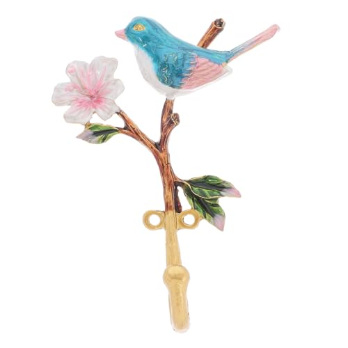 TEHAUX Vintage Vogel-wandhaken aus Metall mit Emaille Dekorativer Kleider Handtuchhaken Selbstklebend Platzsparend Robust für Mäntel Hüte Schlüssel für Schlafzimmer und Flur TEHAUX Vintage Vogel-wandhaken aus Metall mit Emaille Dekorativer Kleider Handtuchhaken Selbstklebend Platzsparend Robust für Mäntel Hüte Schlüssel für Schlafzimmer und Flur von TEHAUX