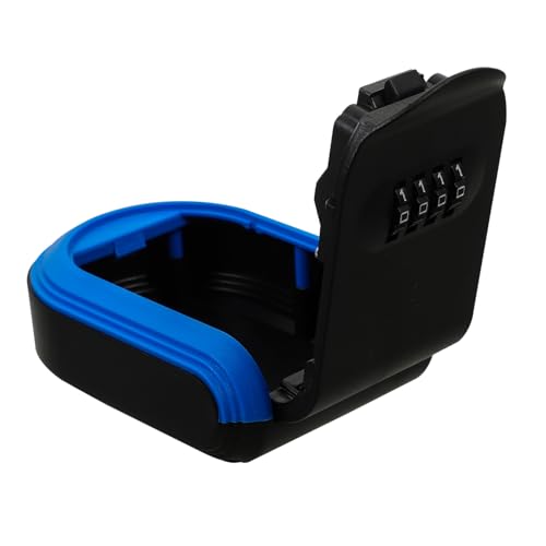 TEHAUX Wandmontierte Stellige Schlüsselsafe Box Wetterfeste Outdoor Key Storage Box aus Robustem Resettable Code Schloss Kleine Sichere Schlüsselbox für Haustür und Garage TEHAUX Wandmontierte Stellige Schlüsselsafe Box Wetterfeste Outdoor Key Storage Box aus Robustem Resettable Code Schloss Kleine Sichere Schlüsselbox für Haustür und Garage von TEHAUX