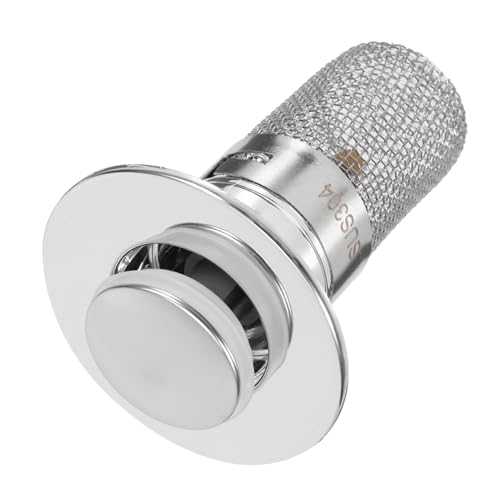 TEHAUX Waschbecken Abflussstopfen Press Ausführung Abs Kunststoff Bad Stopper mit Integriertem Haarfilter für Badezimmer und Küche Rostfrei Langlebig Ersatz zubehör TEHAUX Waschbecken Abflussstopfen Press Ausführung Abs Kunststoff Bad Stopper mit Integriertem Haarfilter für Badezimmer und Küche Rostfrei Langlebig Ersatz zubehör von TEHAUX