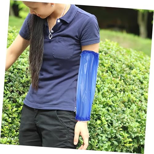 TEHAUX Wasserdichte Pvc armstulpen Lang mit Elastischem Öl Wasserabweisender Schutz für Arbeit und Haushalt Flexible Schutzhüllen für Vielseitige Armabdeckung TEHAUX Wasserdichte Pvc armstulpen Lang mit Elastischem Öl Wasserabweisender Schutz für Arbeit und Haushalt Flexible Schutzhüllen für Vielseitige Armabdeckung von TEHAUX