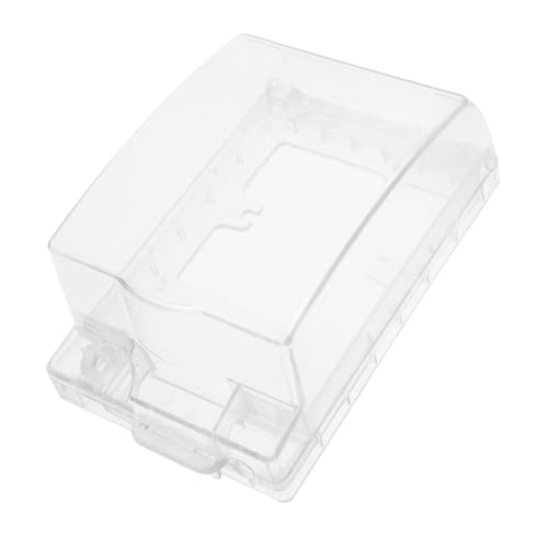 TEHAUX Wasserdichte Steckdosenbox Spritzwassergeschützte Abdeckung aus Robustem Abs Erhöhte Schutzbox für Badezimmer und Außenbereich Einfache Montage Langlebige Steckdosenabdeckung mit TEHAUX Wasserdichte Steckdosenbox Spritzwassergeschützte Abdeckung aus Robustem Abs Erhöhte Schutzbox für Badezimmer und Außenbereich Einfache Montage Langlebige Steckdosenabdeckung mit von TEHAUX