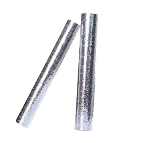 TEHAUX Wasserdichter Hitzebeständiger Aluminiumfolie aufkleber mit Ölbeständigkeit Selbstklebend Leicht zu Reinigen für Küchenarbeitsplatten und Herdschutz Silber mit Strukturierter TEHAUX Wasserdichter Hitzebeständiger Aluminiumfolie aufkleber mit Ölbeständigkeit Selbstklebend Leicht zu Reinigen für Küchenarbeitsplatten und Herdschutz Silber mit Strukturierter von TEHAUX