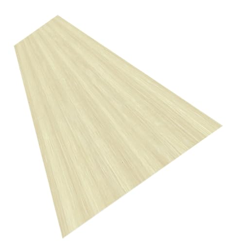 TEHAUX Wasserfester PVC Bodenaufkleber Holzmaserung Selbstklebend Zuschneidbar Rutschfest für Wohnräume Bad Fliesen Dekoration von TEHAUX