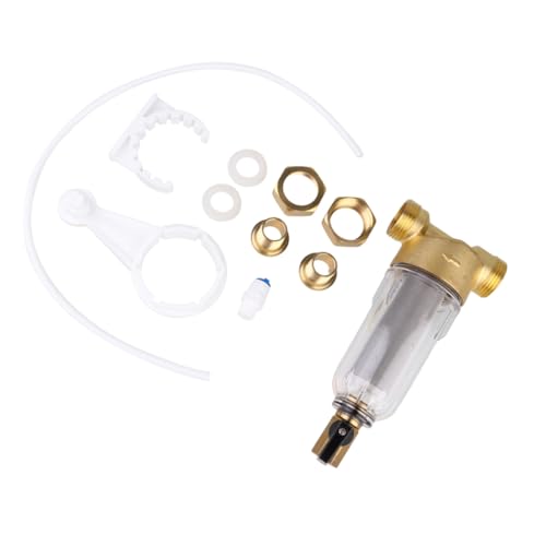 TEHAUX Wasserhahn Filter mit Rückspülfunktion Transparenter Vorfilter zur Kalkentfernung Haushalts wasserreiniger für Bad und Küche Effektiver Schutz vor Rost und Sand TEHAUX Wasserhahn Filter mit Rückspülfunktion Transparenter Vorfilter zur Kalkentfernung Haushalts wasserreiniger für Bad und Küche Effektiver Schutz vor Rost und Sand von TEHAUX