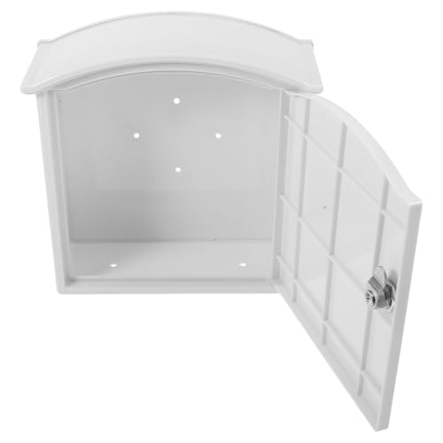 TEHAUX Weiße Wandmontierte Milchbox aus Robustem Material Vielseitig Nutzbar als Milchflaschenhalter und Postfach mit Ausreichender Kapazität für Haushalt und Büro Einfache Installation TEHAUX Weiße Wandmontierte Milchbox aus Robustem Material Vielseitig Nutzbar als Milchflaschenhalter und Postfach mit Ausreichender Kapazität für Haushalt und Büro Einfache Installation von TEHAUX