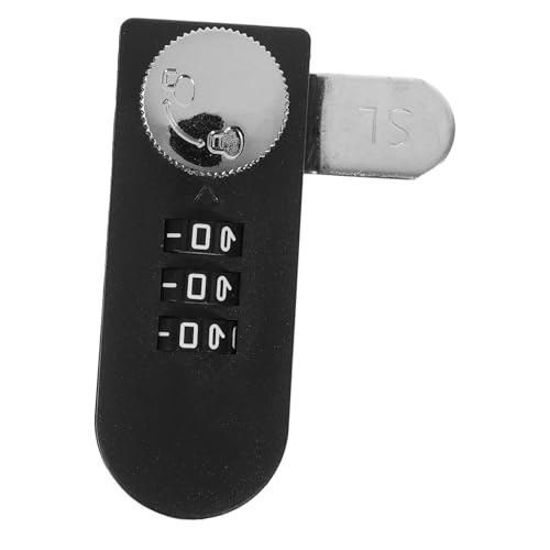 TEHAUX Zahlenschloss Cabinet Lock mit Kombinationscode Mechanisches Briefkastenschloss ohne Schlüssel Robustes Passwortschloss für Metall und Büroschränke Komfortabler Drehknopf Einfache von TEHAUX