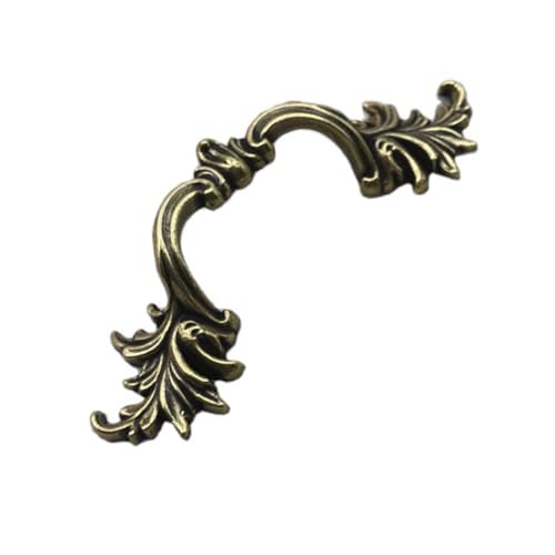 TEHAUX Zinklegierung Möbelgriff Modernes Design Korrosionsbeständig Schrankgriff Schubladengriff Lochabstand Antikbronze für Kommode Schlafzimmer Wohnzimmer von TEHAUX