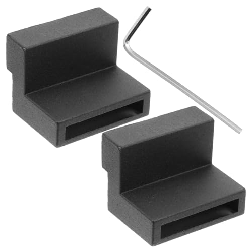 TEHAUX Zinklegierung Scheunentor Türstopper Links Rechts mit Gummibeschichtung Geräuschdämpfer Laufschienenbegrenzung für Schiebetür Zubehör Langlebig und Schützend TEHAUX Zinklegierung Scheunentor Türstopper Links Rechts mit Gummibeschichtung Geräuschdämpfer Laufschienenbegrenzung für Schiebetür Zubehör Langlebig und Schützend von TEHAUX