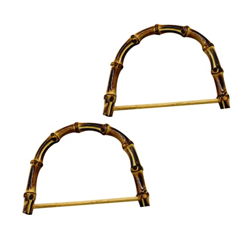 TEHAUX Zubehör Zur Taschenherstellung – 2 D-Griffe Handgefertigte Taschengriffe Halbrunde Griffe (14 5 cm) von TEHAUX