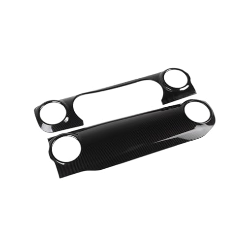 TEHDFG Aufkleber for die Dekoration der Armaturenbrett-Mittelkonsole, kompatibel mit Jeep Wrangler JL Gladiator JT 2018–2023, Auto-Innenausstattung(Carbon Fiber Look) von TEHDFG
