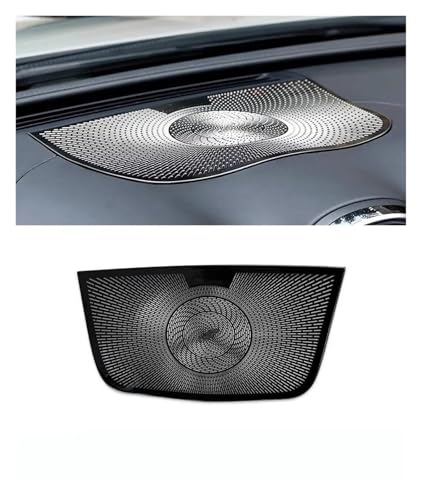 TEHDFG Kompatibel mit modifizierter Autotür-Audiolautsprecher-Netzverkleidung der Mercedes C236 CLE-Klasse(Black-Dashboard) von TEHDFG