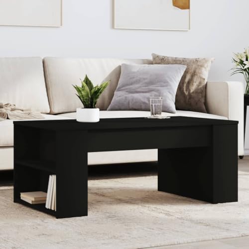 TEHTX7 Couchtisch, Wohnzimmertisch für Wohnzimmer Home Office Schwarz 102x55x42 cm Holzwerkstoff TEHTX7 Couchtisch, Wohnzimmertisch für Wohnzimmer Home Office Schwarz 102x55x42 cm Holzwerkstoff von TEHTX7