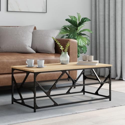 TEHTX7 Couchtisch, Wohnzimmertisch für Wohnzimmer Home Office Sonoma-Eiche 100x50x40 cm Holzwerkstoff TEHTX7 Couchtisch, Wohnzimmertisch für Wohnzimmer Home Office Sonoma-Eiche 100x50x40 cm Holzwerkstoff von TEHTX7