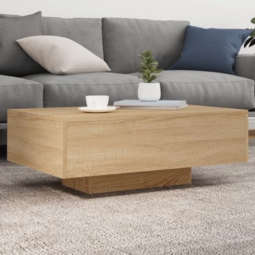 TEHTX7 Couchtisch, Wohnzimmertisch für Wohnzimmer Home Office mit Leuchten Sonoma-Eiche 85x55x31 cm TEHTX7 Couchtisch, Wohnzimmertisch für Wohnzimmer Home Office mit Leuchten Sonoma-Eiche 85x55x31 cm von TEHTX7