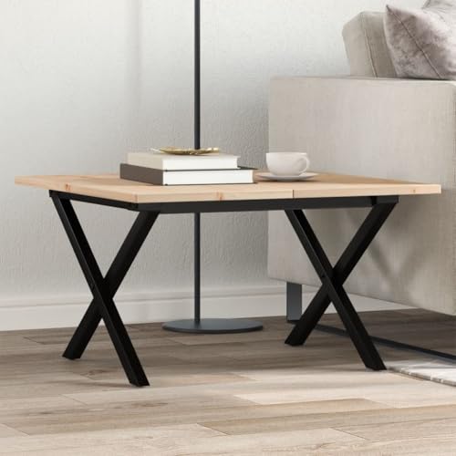 TEHTX7 X-Gestell 60x60x40cm Massivholz Kiefer und Gusseisen von TEHTX7