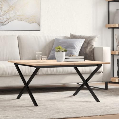 TEHTX7 X-Gestell 80x80x45cm Massivholz Kiefer und Gusseisen von TEHTX7