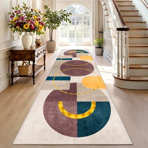 Teppich Läufer Flur Küche 40 x 80 cm Rutschfest Küchenteppich Waschbar Küchenläufer Flurläufer Korridor Teppichläufer Lang Entryway Runner Teppich Lang Läufer Teppich für Küche Eingang Korridor von TEHWDAIYOU